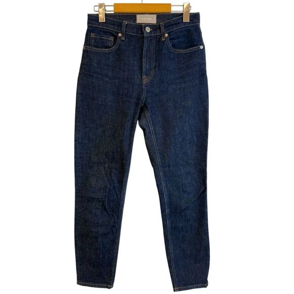 Everlane High Rise Ankle Dark Wash Jeans Size 26 - Picture 1 of 6